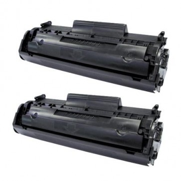 2 Multipack HP 12A (Q2612A) High Quality Remanufactured Laser Toners. Includes 2 Black