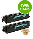2 Multipack Lexmark 0E250A11E High Quality Remanufactured Laser Toners. Includes 2 Black