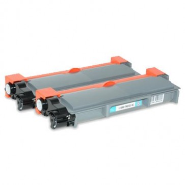 Twin Pack Brother other TN2320 High Quality Remanufactured Laser Toners.