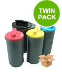 4 Multipack Samsung CLP-350A BK/C/M/Y High Quality  Laser Toners. Includes 1 Black, 1 Cyan, 1 Magenta, 1 Yellow