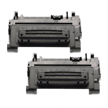 2 Multipack HP 90X (CE390X) High Quality Remanufactured Laser Toners. Includes 2 Black