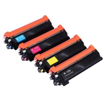 4 Multipack Brother other TN230 BK/C/M/Y High Quality Remanufactured Laser Toners. Includes 1 Black, 1 Cyan, 1 Magenta, 1 Yellow