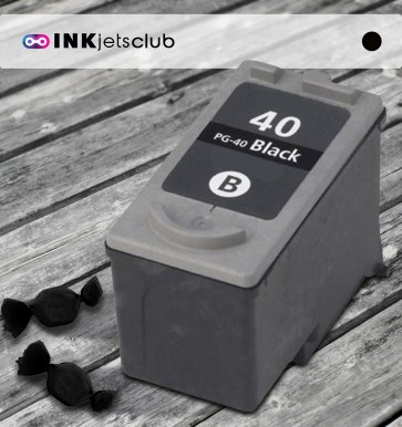 Canon PG-40 Black, High Quality Remanufactured Ink Cartridge