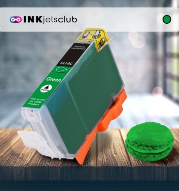 Canon CLI-8G Green, High Quality Compatible Ink Cartridge