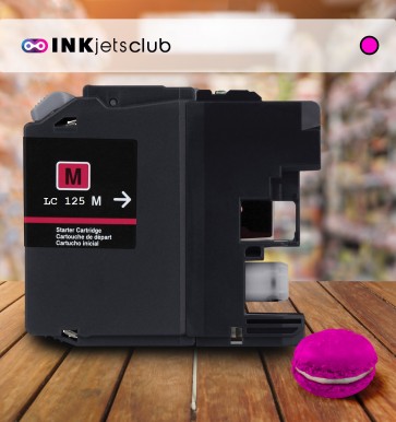 Brother LC125 XLM Magenta, High Yield Compatible Ink Cartridge