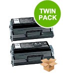 2 Multipack Lexmark 12A7415 High Quality Remanufactured Laser Toners. Includes 2 Black