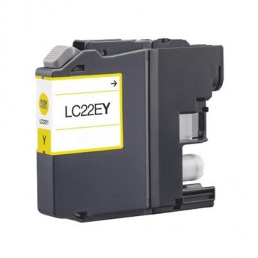 Brother LC22EY Yellow, High Quality Compatible Ink Cartridge