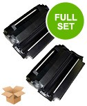 2 Multipack Lexmark 12A7315 High Quality Remanufactured Laser Toners. Includes 2 Black