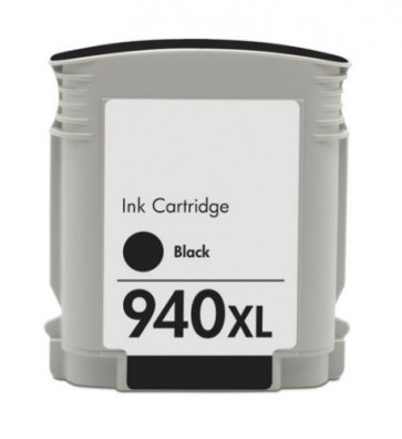 HP 940 XLBK (C4906AE) Black, High Yield Remanufactured Ink Cartridge