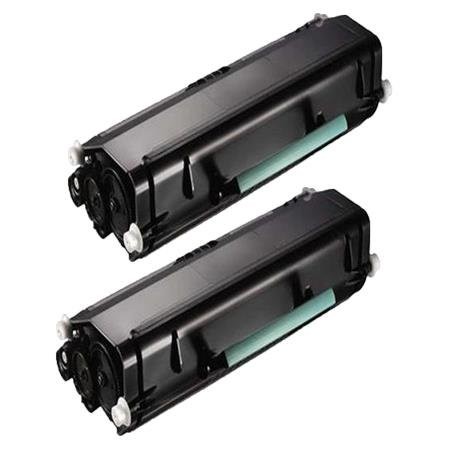 2 Multipack Dell 593-11056 High Quality Remanufactured Laser Toners. Includes 2 Black
