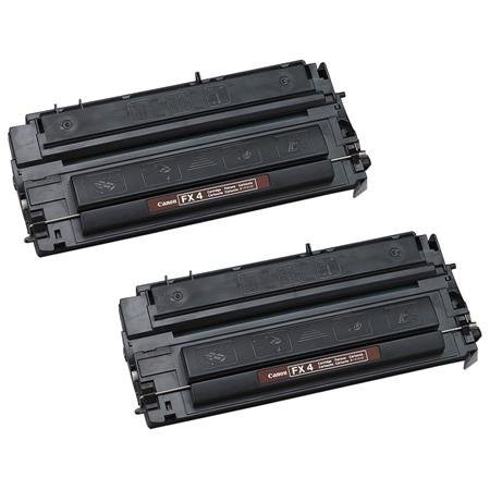 2 Multipack Canon FX-4 High Quality Remanufactured Laser Toners. Includes 2 Black