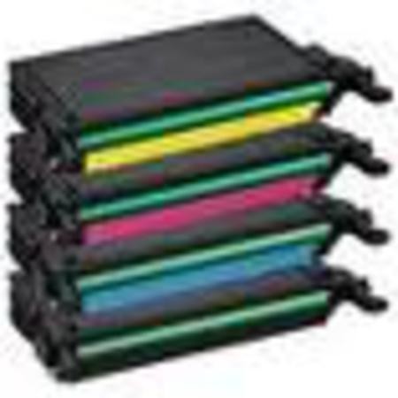 4 Multipack Samsung CLT-5082L BK/C/M/Y High Quality  Laser Toners. Includes 1 Black, 1 Cyan, 1 Magenta, 1 Yellow