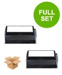 2 Multipack Dell 593-10008 High Quality Remanufactured Laser Toners. Includes 2 Black