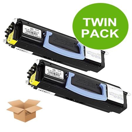 2 Multipack Dell 593-10038 High Quality Remanufactured Laser Toners. Includes 2 Black