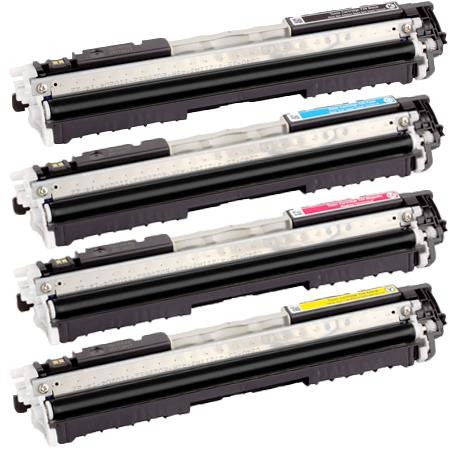 4 Multipack Canon 729 BK/C/M/Y High Quality Remanufactured Laser Toners. Includes 1 Black, 1 Cyan, 1 Magenta, 1 Yellow