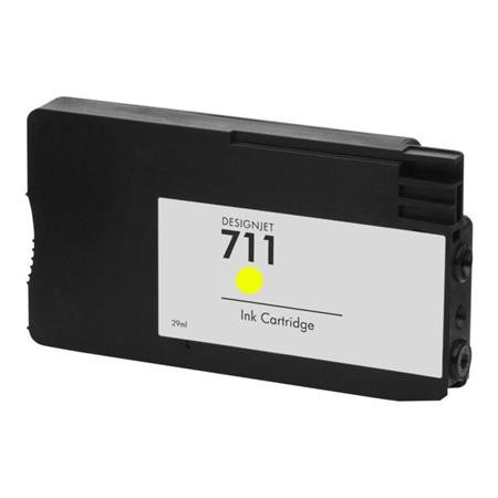 HP 711 (CZ132A) Yellow, High Quality Remanufactured Ink Cartridge