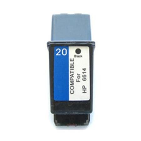 HP 20 (C6614DE) Black, High Quality Remanufactured Ink Cartridge