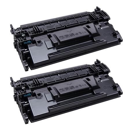 2 Multipack HP 87X (CF287X) High Quality Remanufactured Laser Toners. Includes 2 Black