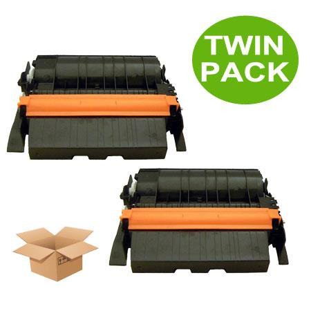 2 Multipack Lexmark 0064036HE High Quality Remanufactured Laser Toners. Includes 2 Black