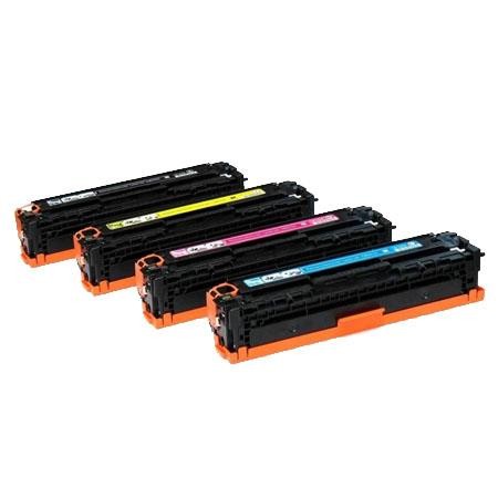 4 Multipack HP 304A (CC530A-03A) High Quality Remanufactured Laser Toners. Includes 1 Black, 1 Cyan, 1 Magenta, 1 Yellow