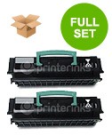 2 Multipack Lexmark E450A21E High Quality Remanufactured Laser Toners. Includes 2 Black