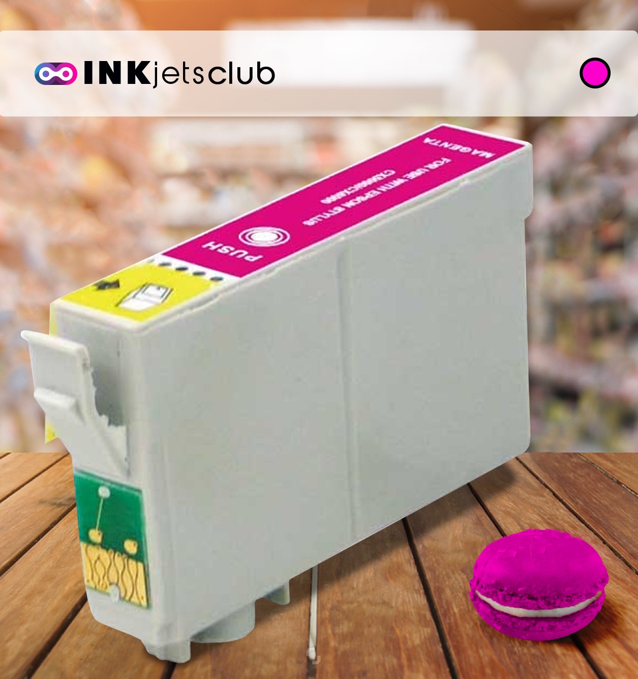 Epson T0613 (C13T06134010) Magenta, High Quality Remanufactured Ink Cartridge