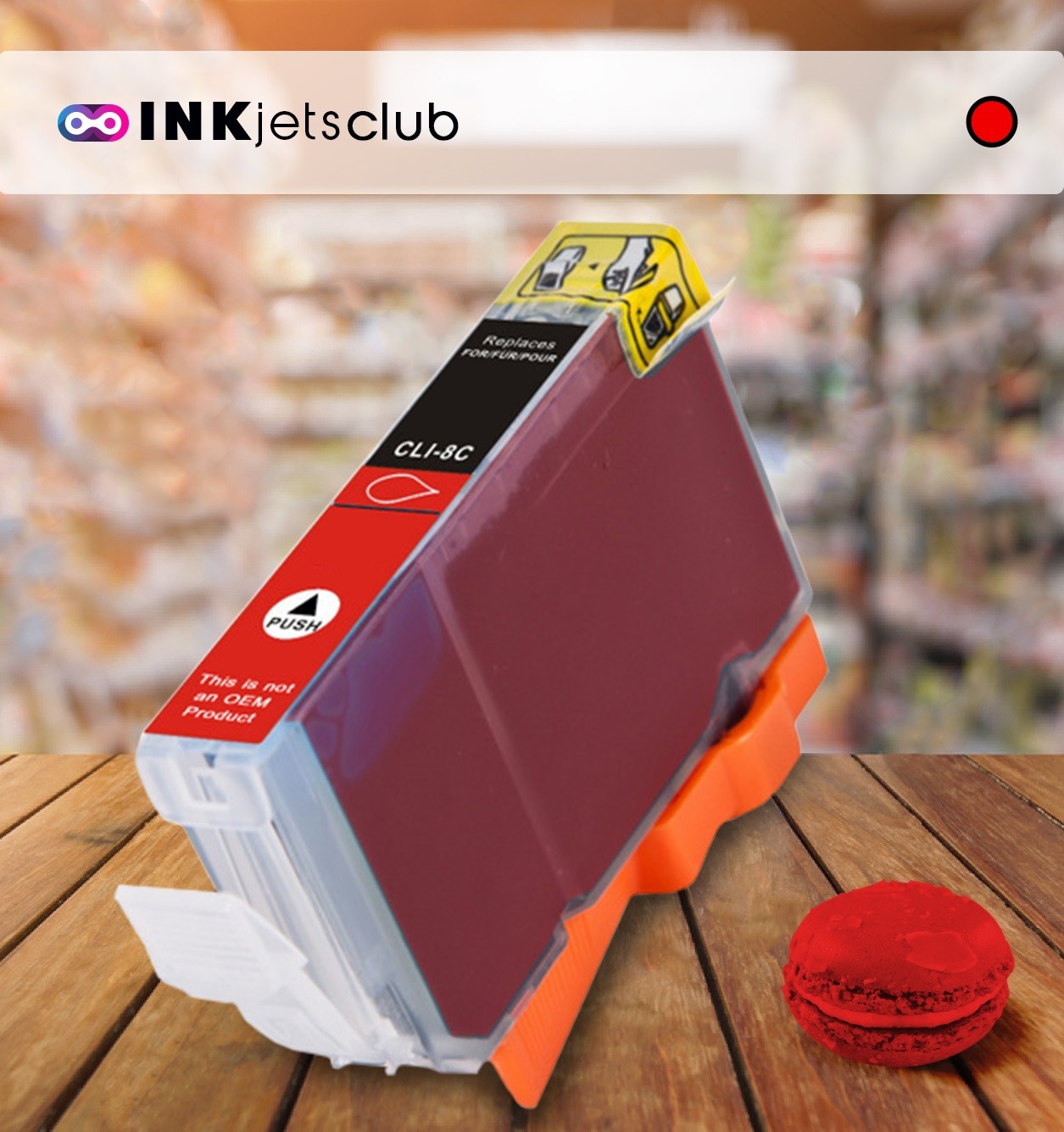 Canon BCI-6R Red, High Quality Compatible Ink Cartridge