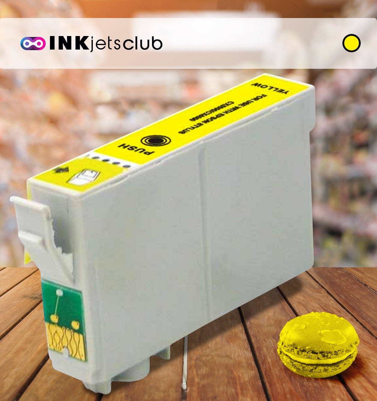 Epson T0794 (C13T07944010) Yellow, High Quality Remanufactured Ink Cartridge
