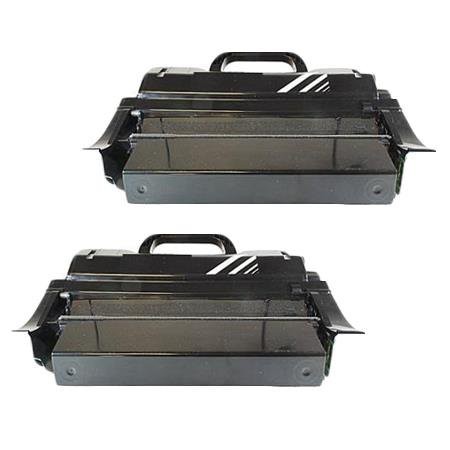 2 Multipack Lexmark 0T654X11E High Quality Remanufactured Laser Toners. Includes 2 Black
