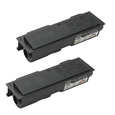 2 Multipack Epson S050438 High Quality Remanufactured Laser Toners. Includes 2 Black
