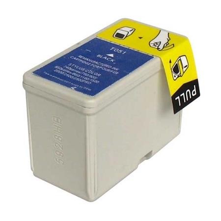 Epson T051 (C13T051140) Black, High Quality Remanufactured Ink Cartridge