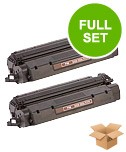 2 Multipack Canon FX-8 High Quality Remanufactured Laser Toners. Includes 2 Black