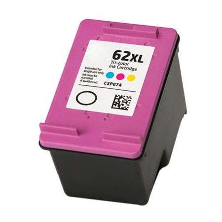 HP 62 XL (C2P07AE) Colour, High Yield Remanufactured Ink Cartridge