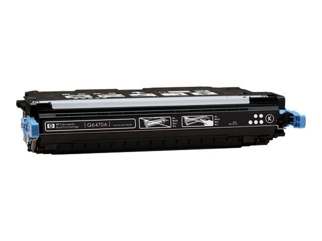 HP 501A (Q6470A) Black, High Quality Remanufactured Laser Toner