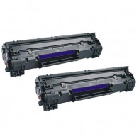 2 Multipack Canon 725 High Quality Remanufactured Laser Toners. Includes 2 Black