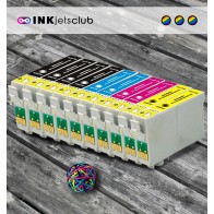 10 Multipack Epson 18 XL (T1816) High Yield Remanufactured Ink Cartridges. Includes 4 Black, 2 Cyan, 2 Magenta, 2 Yellow