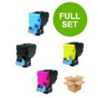 4 Multipack Epson S050590-93 BK/C/M/Y High Quality Remanufactured Laser Toners. Includes 1 Black, 1 Cyan, 1 Magenta, 1 Yellow