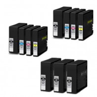 11 Multipack Canon PGI-2500XL BK/C/M/Y High Yield Compatible Ink Cartridges. Includes 5 Black, 2 Cyan, 2 Magenta, 2 Yellow