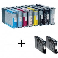 10 Multipack Epson T5431/2/3/4/5/6/7/8 High Quality Remanufactured Ink Cartridges. Includes 3 Photo Black, 1 Matte Black, 1 Cyan, 1 Magenta, 1 Yellow, 1 LIght Cyan, 1 Light Magenta, 1 Light Grey