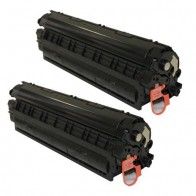 2 Multipack HP 78A (CE278A) High Quality Remanufactured Laser Toners. Includes 2 Black