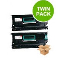 2 Multipack Lexmark 13T0101 High Quality Remanufactured Laser Toners. Includes 2 Black