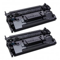 2 Multipack HP 87A (CF287A) High Quality Remanufactured Laser Toners. Includes 2 Black