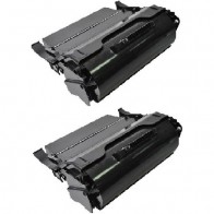 2 Multipack Lexmark T650A11E High Quality Remanufactured Laser Toners. Includes 2 Black