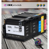 5 Multipack HP 950 XL (CN045AE) High Yield Reman Ink Cartridges. Includes 2 Black, 1 Cyan, 1 Magenta, 1 Yellow
