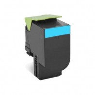 Lexmark 80C2XCE Cyan, High Quality Remanufactured Laser Toner