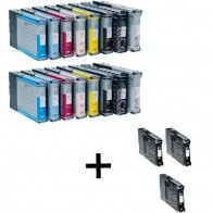 19 Multipack Epson T5431/2/3/4/5/6/7/8 High Quality Remanufactured Ink Cartridges. Includes 5 Photo Black, 2 Matte Black, 2 Cyan, 2 Magenta, 2 Yellow, 2 LIght Cyan, 2 Light Magenta, 2 Light Grey
