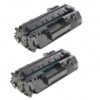 2 Multipack HP 80A (CF280A) High Quality Remanufactured Laser Toners. Includes 2 Black