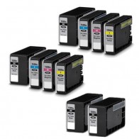 11 Multipack Canon PGI-1500XL BK/C/M/Y High Yield Compatible Ink Cartridges. Includes 4 Black, 2 Cyan, 2 Magenta, 2 Yellow