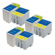 6 Multipack Epson T051 Black & T052 Colour High Quality Remanufactured Ink Cartridges. Includes 3 Black, 3 Colour