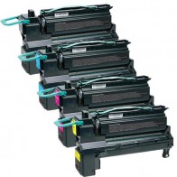 4 Multipack Lexmark C792X1KG High Quality Remanufactured Laser Toners. Includes 1 Black, 1 Cyan, 1 Magenta, 1 Yellow